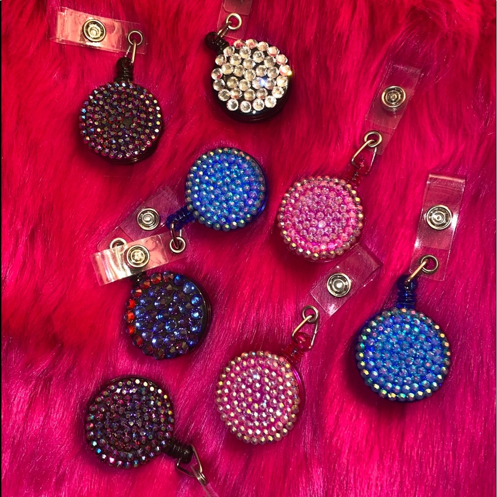 Rhinestone IID bagdge